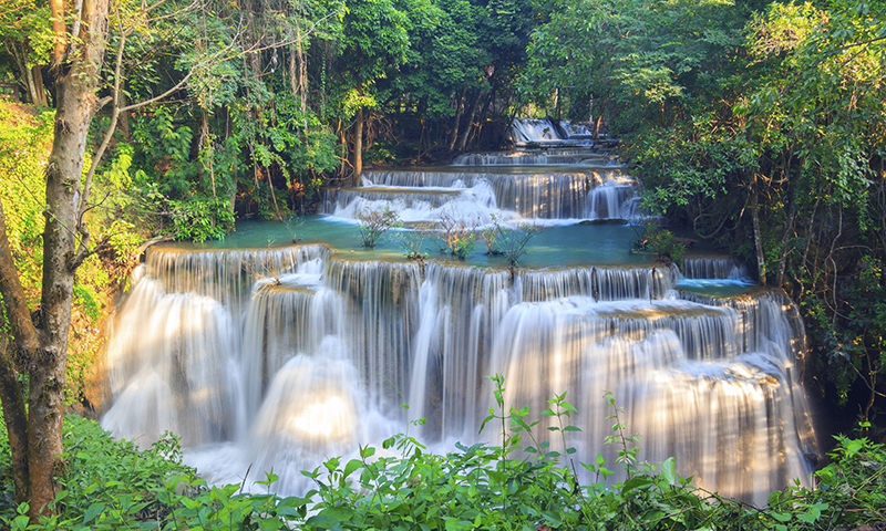 Water flows freely through a wide, open river.